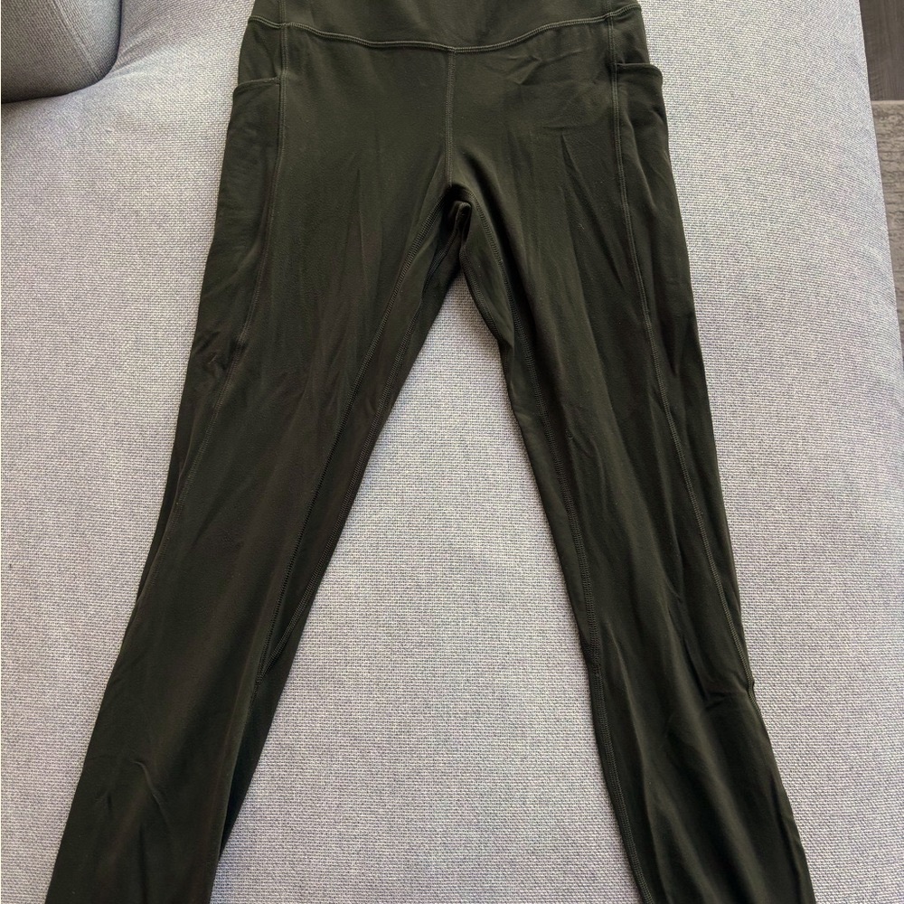 Dark green LuLu leggings long